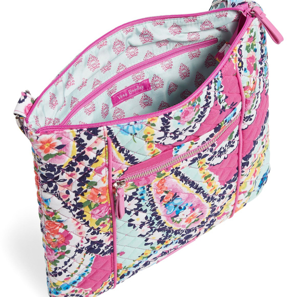 NWT-Vera Bradley Wildflower Paisley Hip Crossbody - Picture 6 of 8